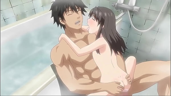 Little Brunette Virgin Girl First Sex Experience In The Bathroom // HENTAI