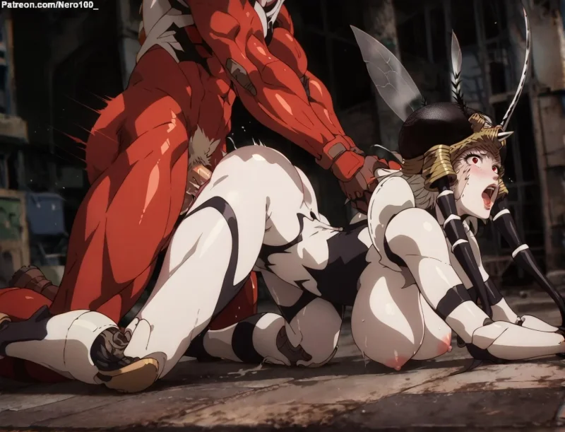 Mosquito Girl getting fucked doggystyle by One Punch Man