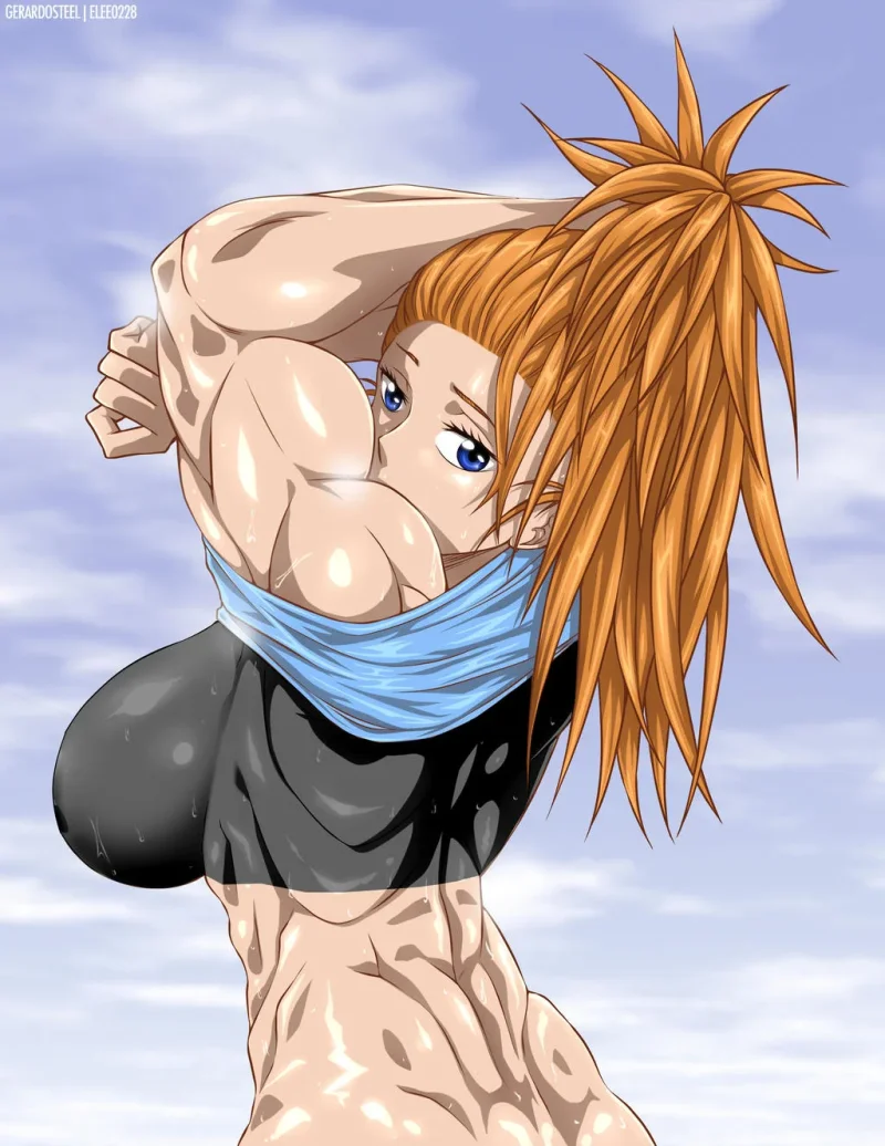 Captain Mizuki from One Punch Man tittyfucking with her big tits out
